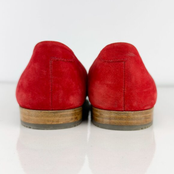 Ecco Red Suede Flats - Picture 3 of 10